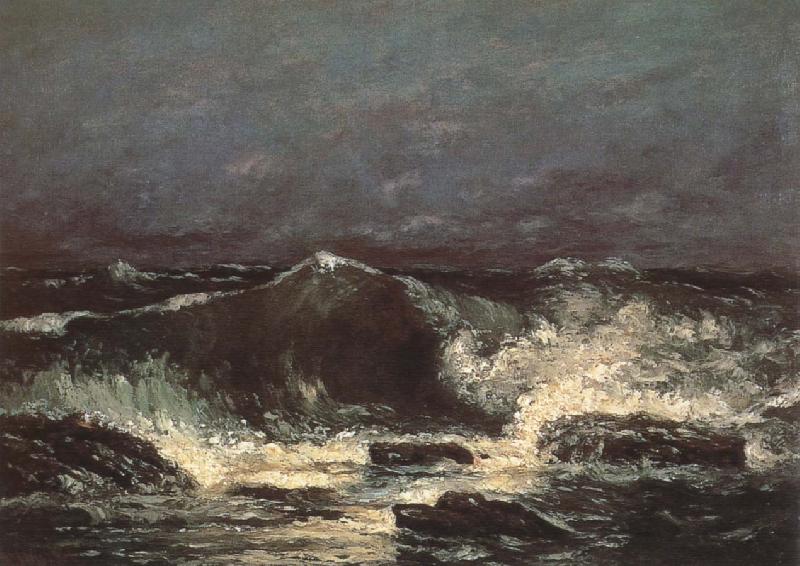 Gustave Courbet wave Germany oil painting art